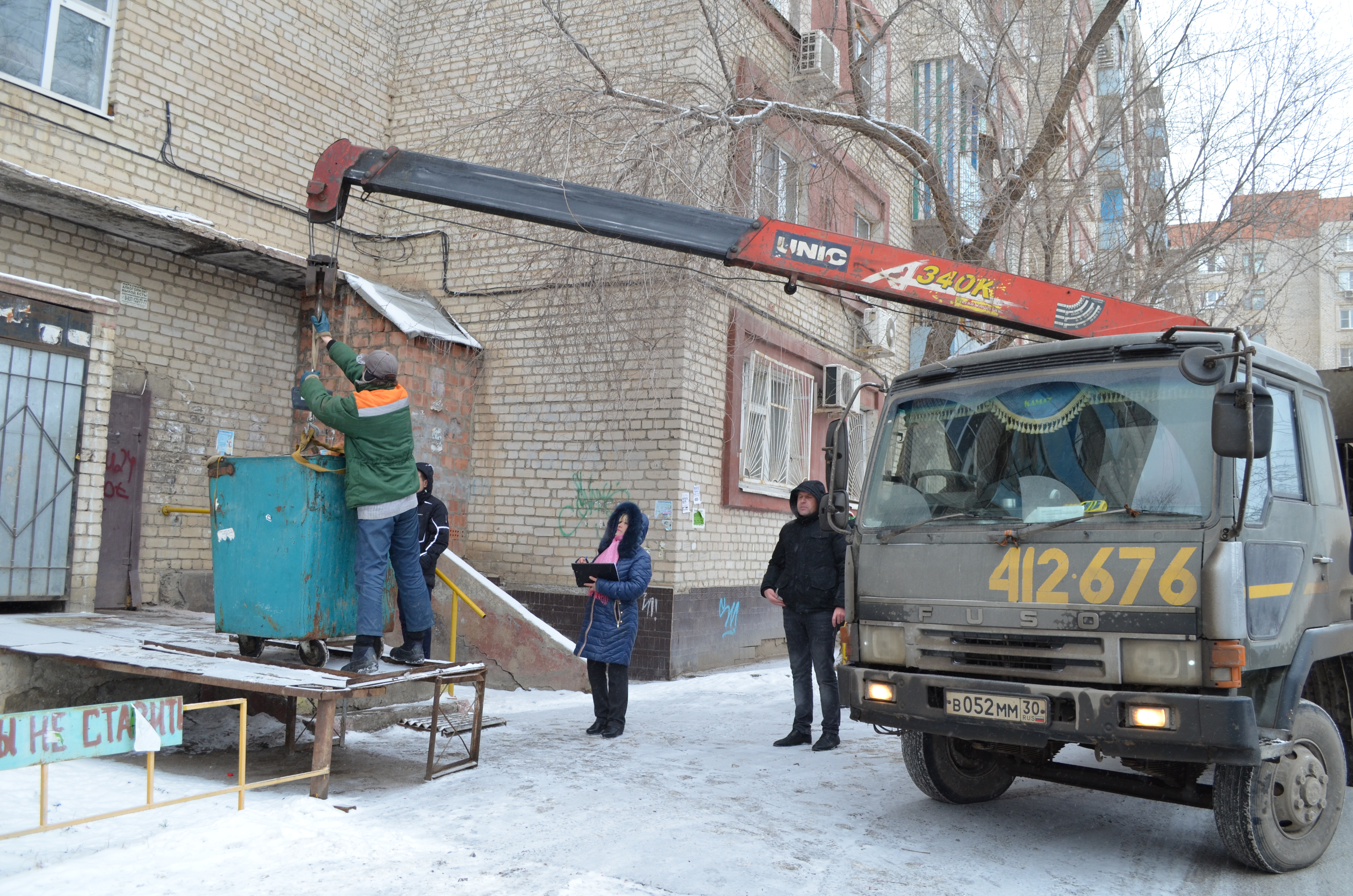 В Астраханской области проведены зимние замеры образования ТКО