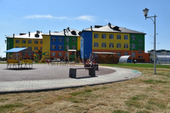 В Военном городке завершается строительство детского сада
