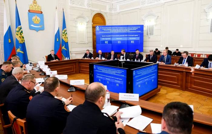 Астраханский губернатор поручил силовым структурам усилить контроль за безопасностью в новогодние праздники
