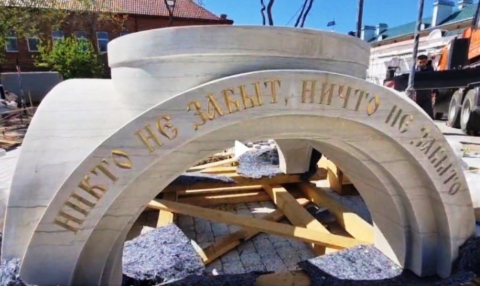 В Астрахани приступили к сборке часовни в честь защитников Отечества