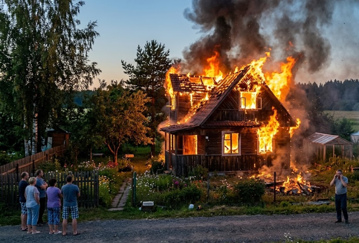 Под Астраханью пожар на даче унес жизнь женщины
