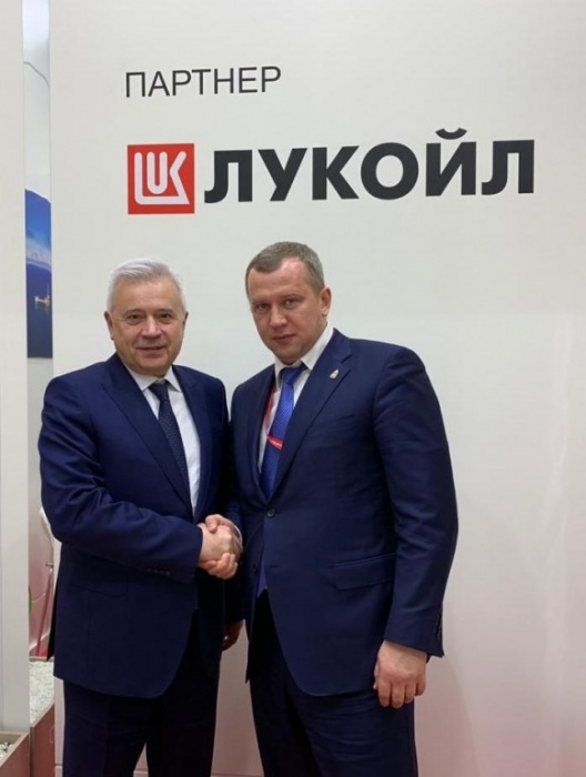 Сергей Морозов и Вагит Алекперов обсудили планы сотрудничества на 2019 год