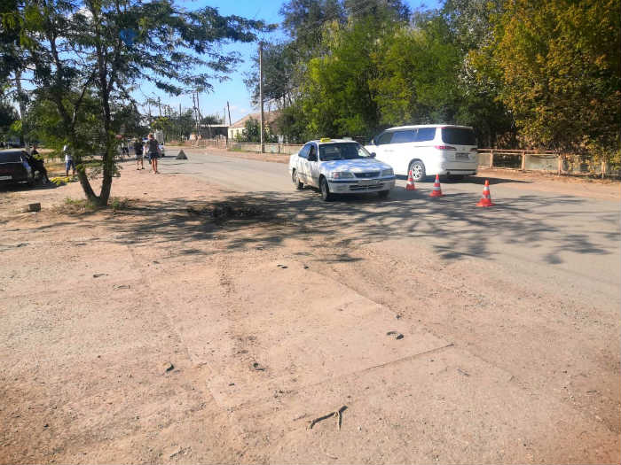 Под Астраханью такси сбило ребенка