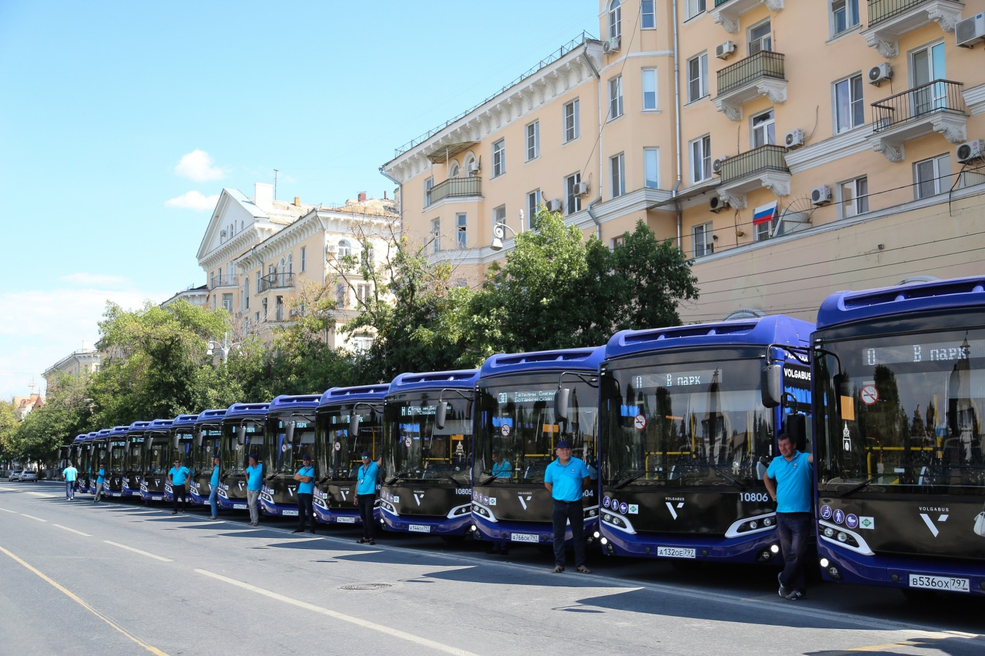 В Астрахань пришли еще 20 автобусов среднего класса