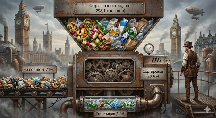 Астраханский мусорный конвейер уперся в «хвосты»