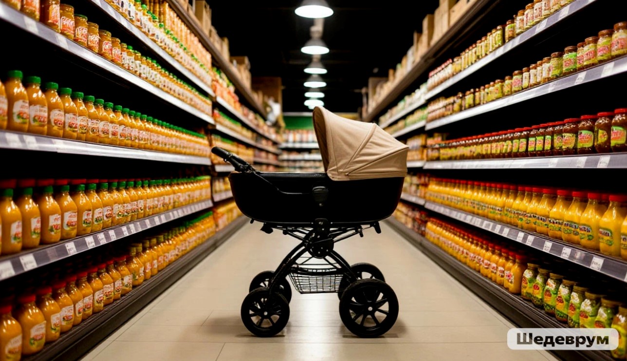 Астраханка пыталась пронести товары мимо кассы в детской коляске