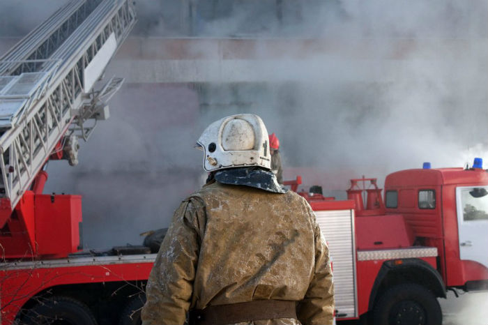 В Астрахани горел трансформатор напряжения