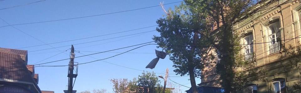 В Астрахани на улице Казанская поселилось привидение