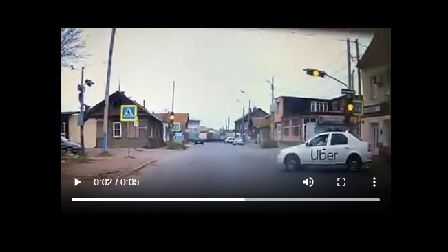 В Астрахани засняли такси года