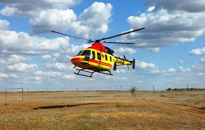 Астраханская «крылатая» скорая помощь спасла годовалую девочку, заболевшую пневмонией