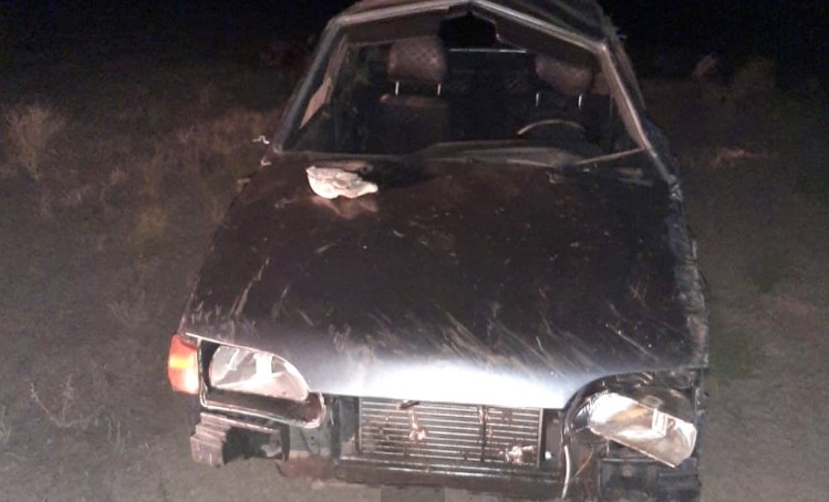 Пьяный астраханец без водительских прав вылетел на "Ладе" с дороги