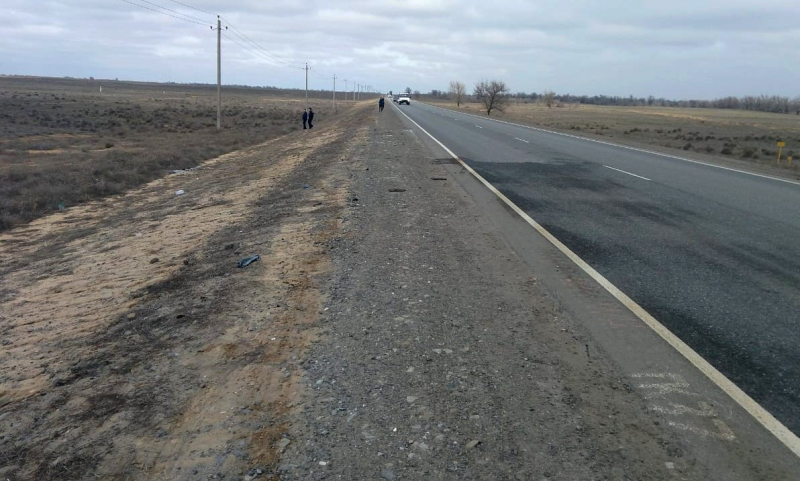 Смертельная авария произошла на трассе под Астраханью
