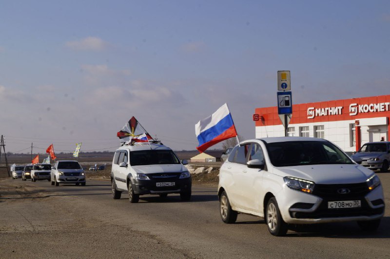 В Лимане проехалась автоколонна 