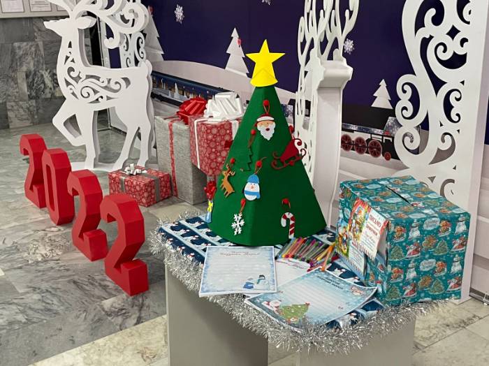 Написать и отправить письмо Деду Морозу можно на железнодорожном вокзале Астрахани