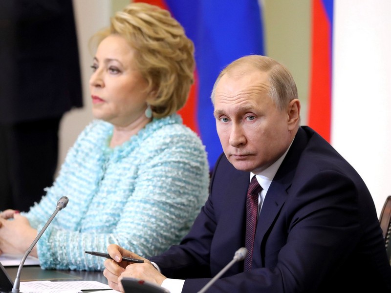 Президент России Владимир Путин принял участие в работе Совета законодателей