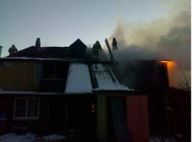 Спасатели в Астрахани ликвидировали пожар в частном доме