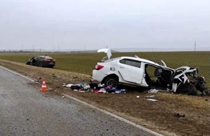 В Ставропольском крае в одном «Рено» пострадали три астраханки