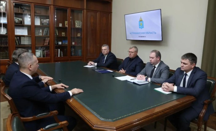 Губернатору представили нового руководителя ООО «Газпром межрегионгаз Астрахань»