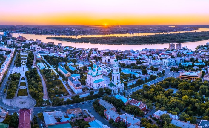 Астрахань заняла второе место в опросе о популярных речных городах России