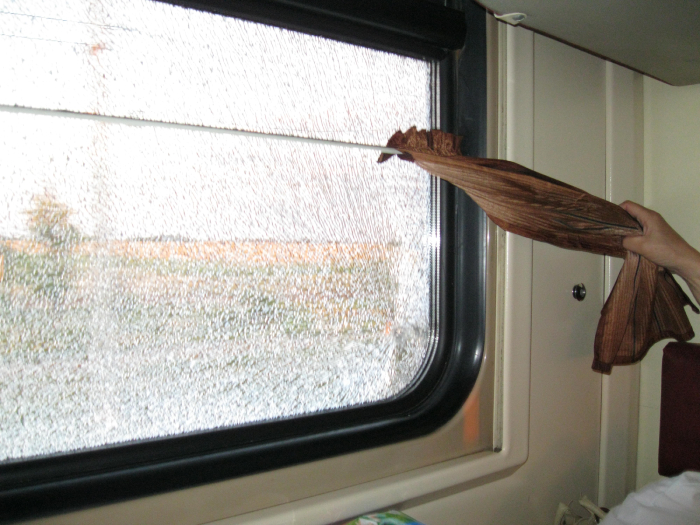 Астраханские вандалы обкидывают поезда камнями, бьют светофоры и стёкла