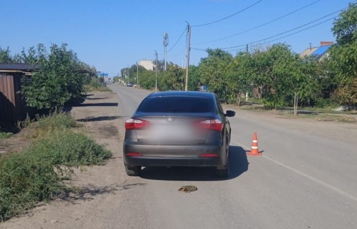 В Камызяке иномарка сбила 3-летнего ребенка, самостоятельно переходившего дорогу