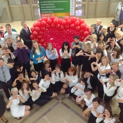 Флеш-моб в «День здорового сердца»