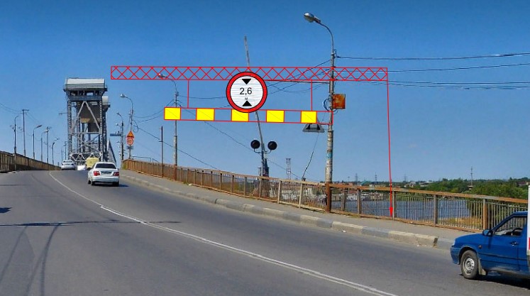 На Старом мосту в Астрахани поставят ограничительную рамку для большегрузов