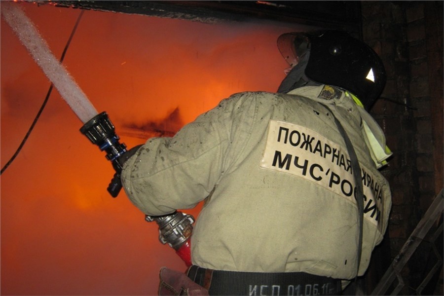 На пожаре в Астрахани погиб мужчина