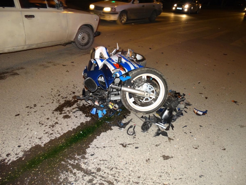 В Астрахани снова произошло ДТП с участием мотоцикла