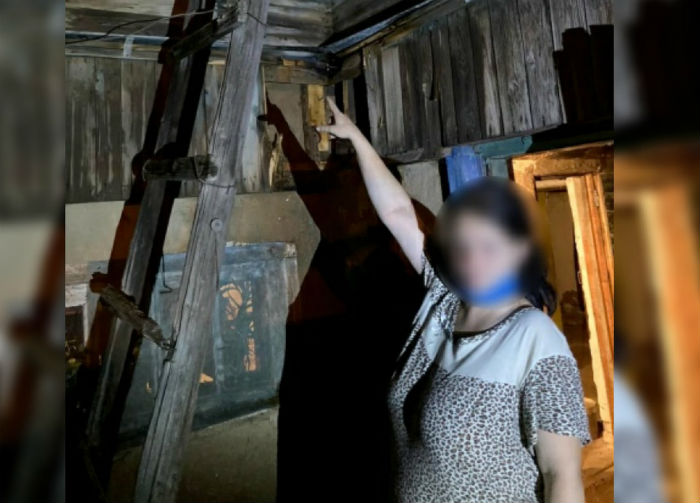 Беременную астраханку заперли в доме, который подожгли: кадры спасения