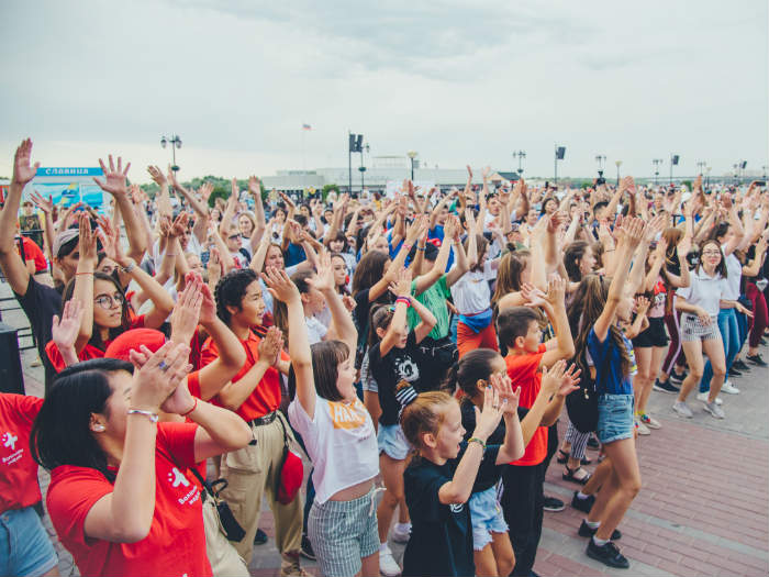 Астраханская молодежь отметила свой праздник с размахом