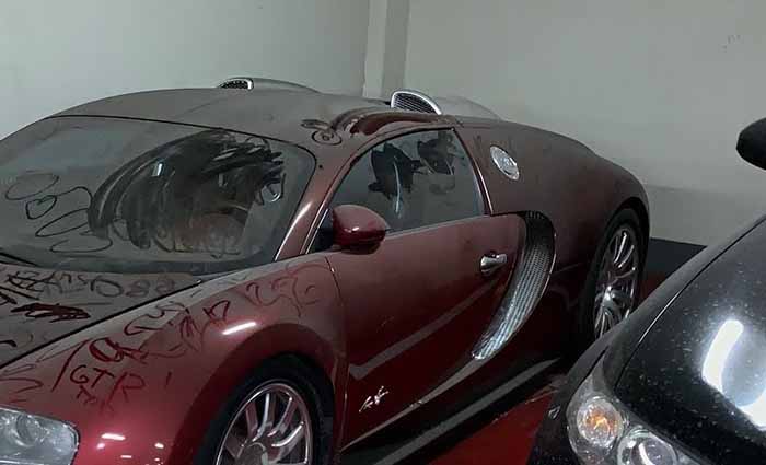 100-миллионный Bugatti Veyron из Астрахани много лет пылится на парковке в Москве