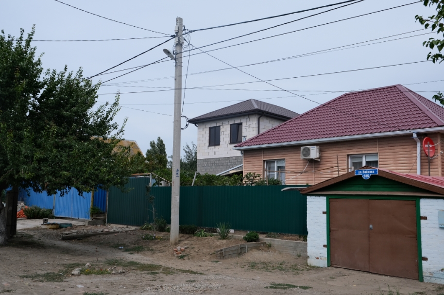 Астраханский Янго-Аул подсветили