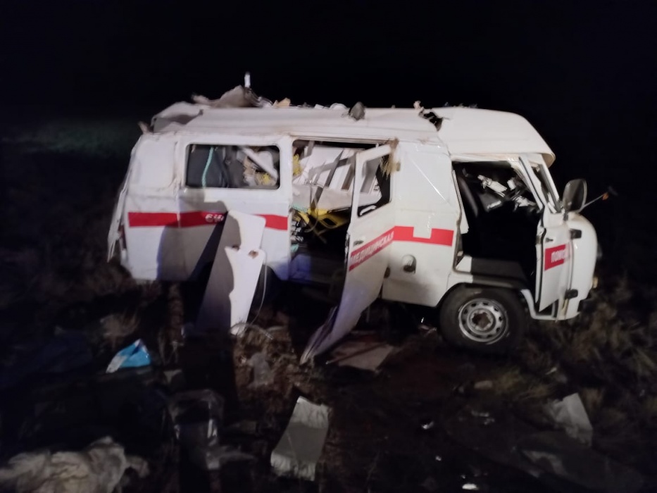 Тройное ДТП под Астраханью: погиб пациент скорой помощи