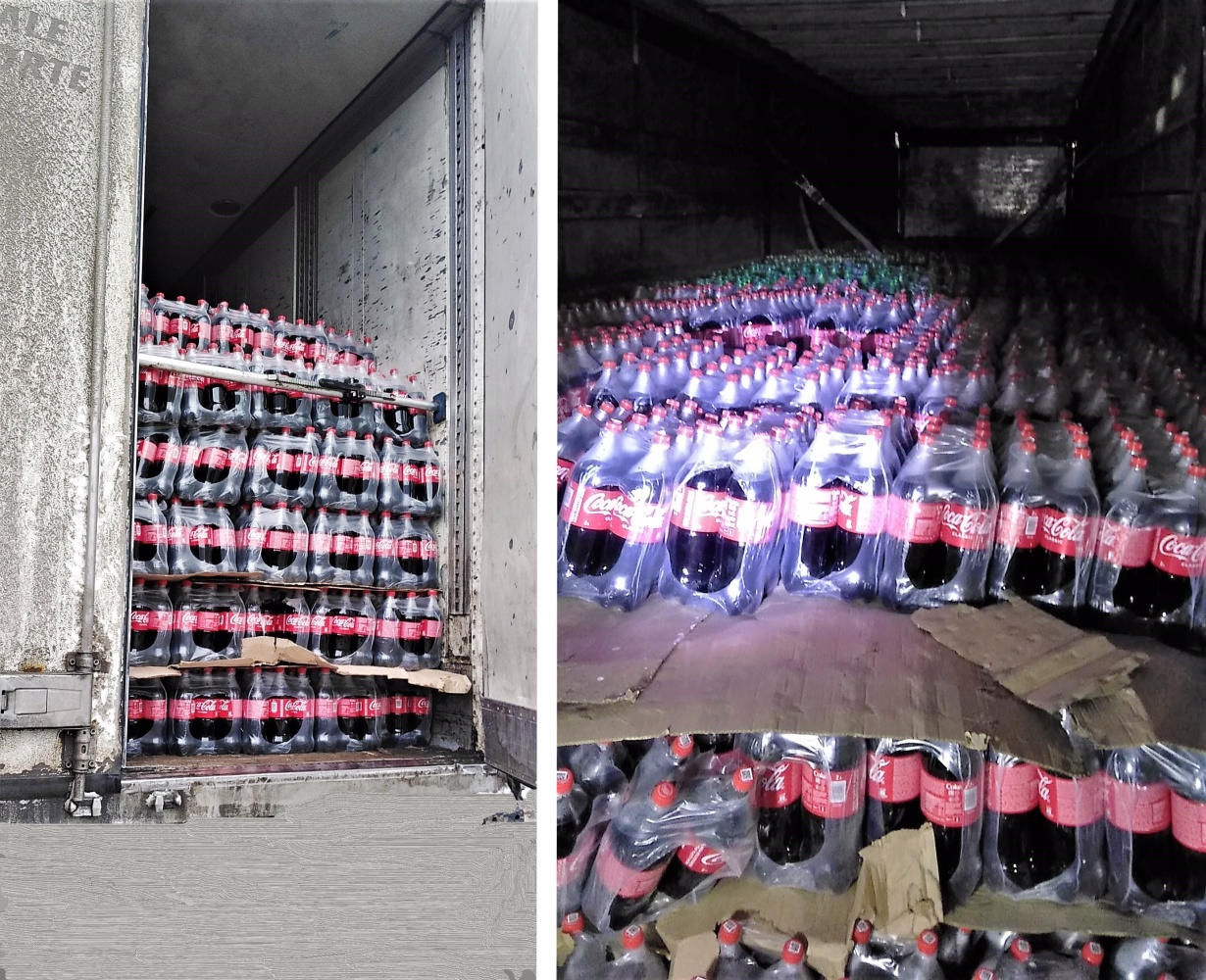 Астраханские таможенники не пустили фуры с 12 000 литрами Колы 