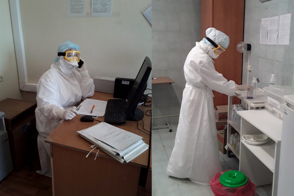 Опубликованы кадры работы нового коронавирусного госпиталя в Александро-Мариинской больнице