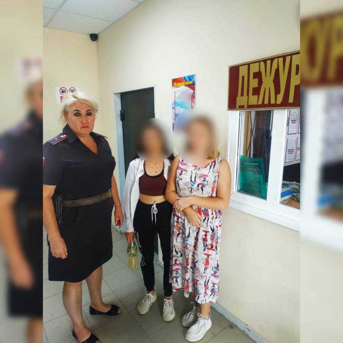 Разыскиваемые под Астраханью девочки переданы законным представителям