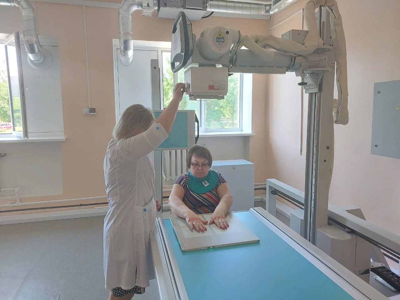 Новый рентгеновский аппарат заработал в Знаменской горбольнице 