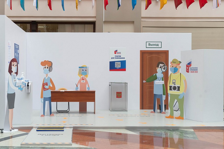 Избирком информирует: Пять рубежей безопасности во время голосования по поправкам в Конституцию