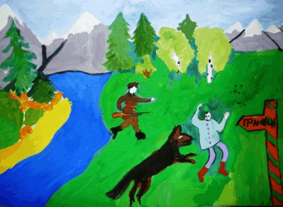 Астраханские пограничники поймали на границе троих узбеков-нарушителей 