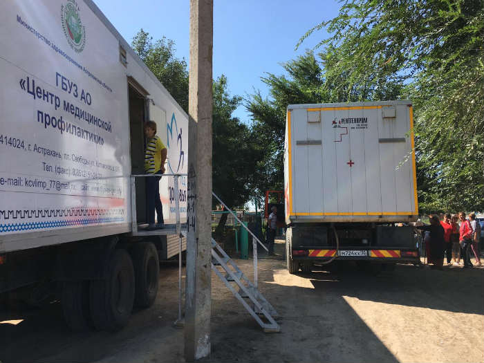 «Поезд здоровья» начал работу в Володарском районе