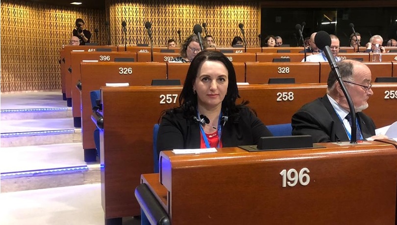 Алена Губанова по поручению Путина представляет Астрахань в Страсбурге