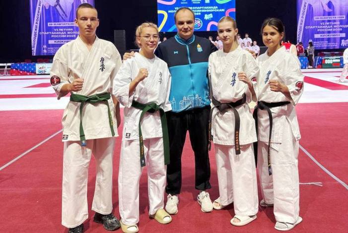 Астраханские каратисты выиграли три медали на летней Спартакиаде молодежи России