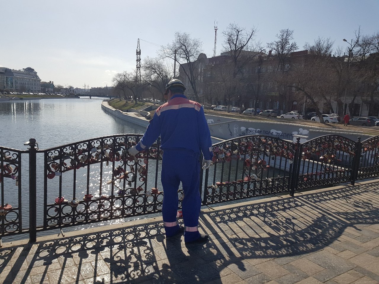 Фото дня: долой замки с моста Влюбленных