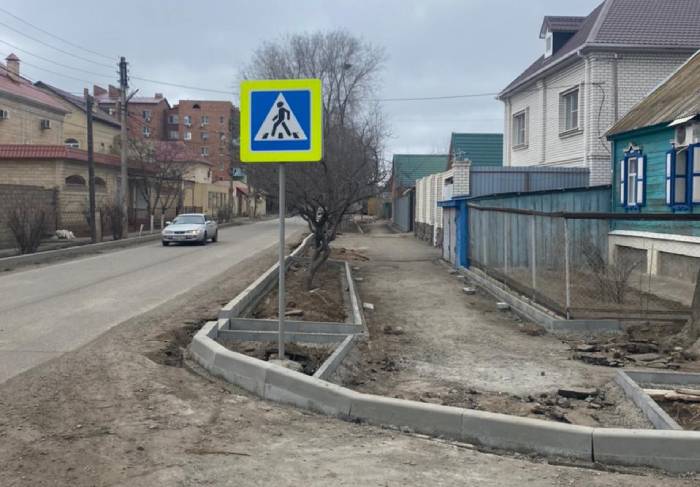 В Астрахани ремонтируют улицу Маркина
