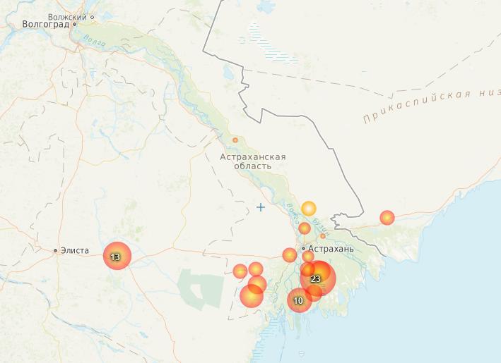 МЧС прогнозирует в районах Астраханской области чрезвычайную пожароопасность