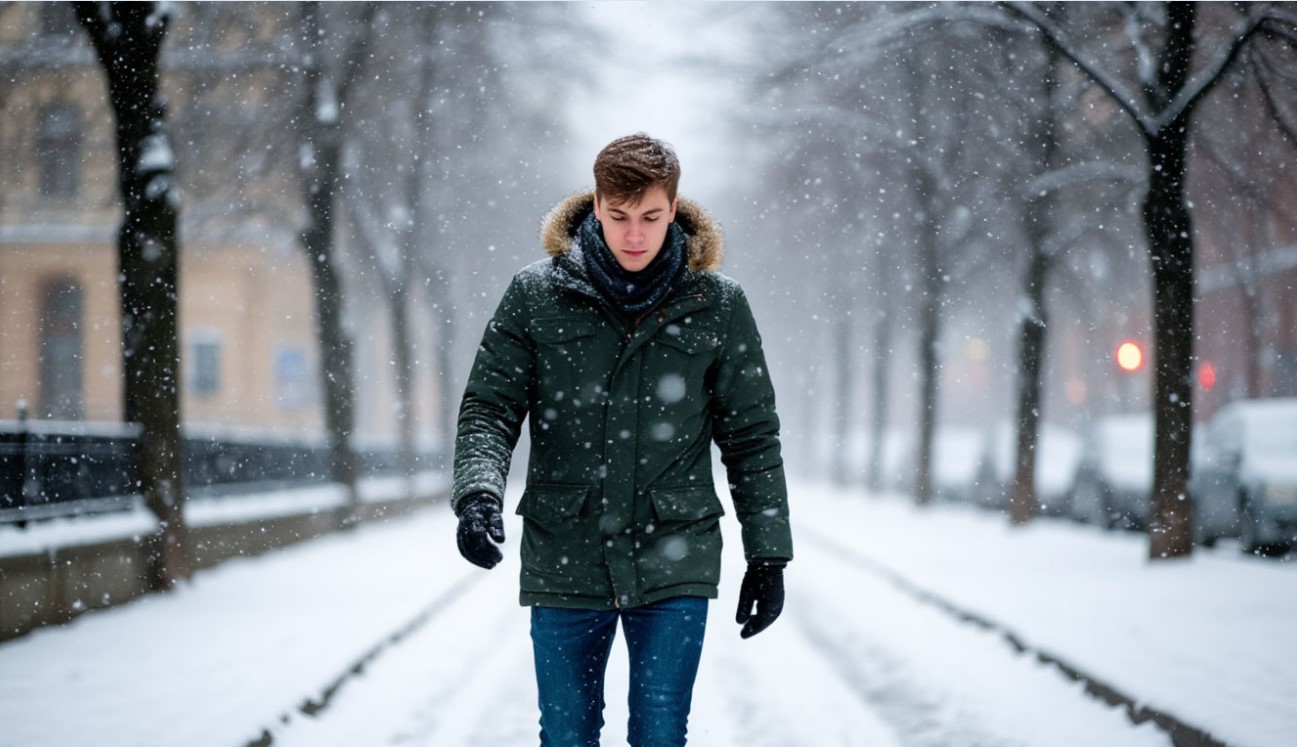 Завтра в Астрахани обещают снег, заносы, гололед