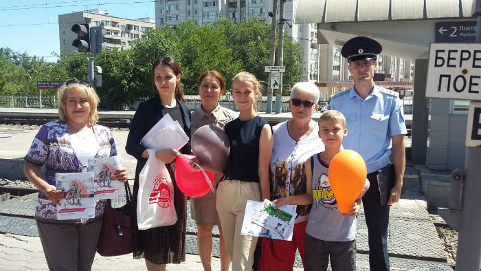 Астраханские железнодорожники провели рейд с целью предупреждения травматизма граждан