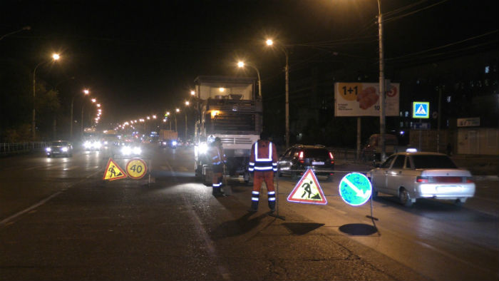 В Астрахани приступили к ремонту улицы Анри Барбюса.