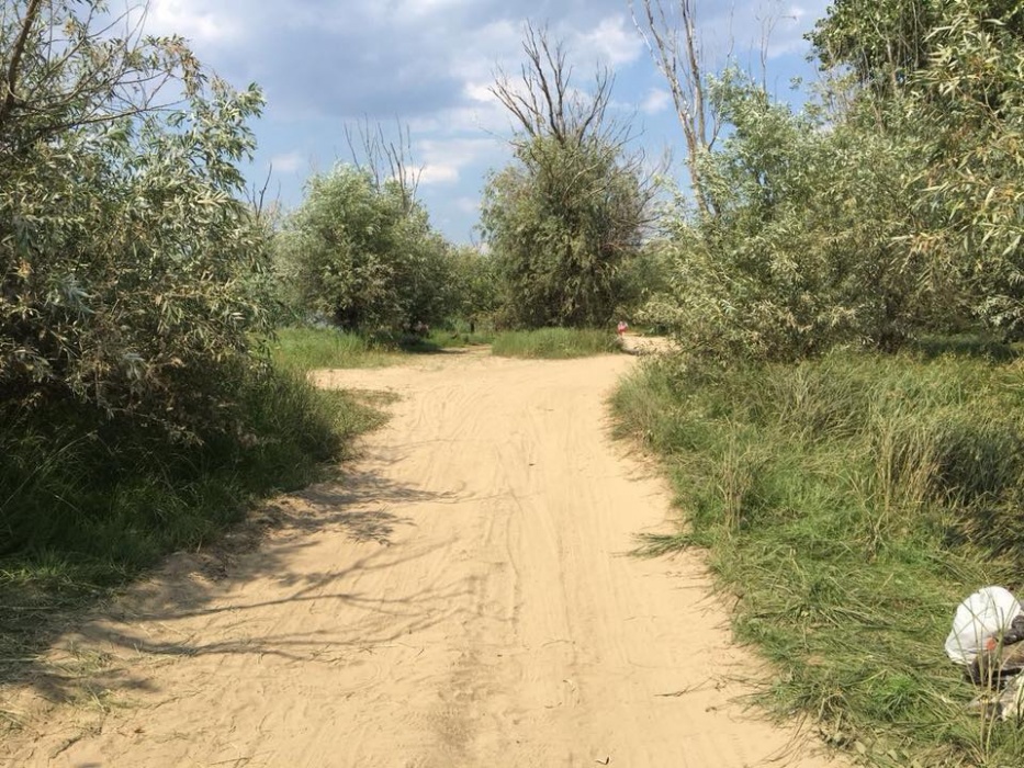 Въезд на пляж КРХФ в Астрахани свободен 
